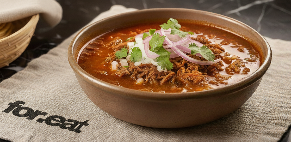 Cochinita pibil con  tortillas de maíz