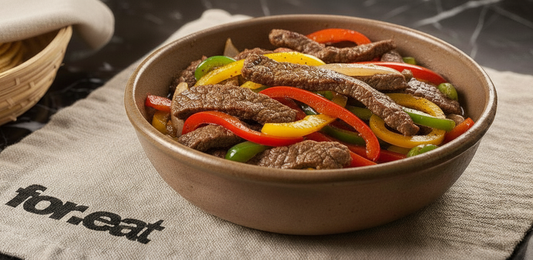 Fajitas de res con tortillas de maíz